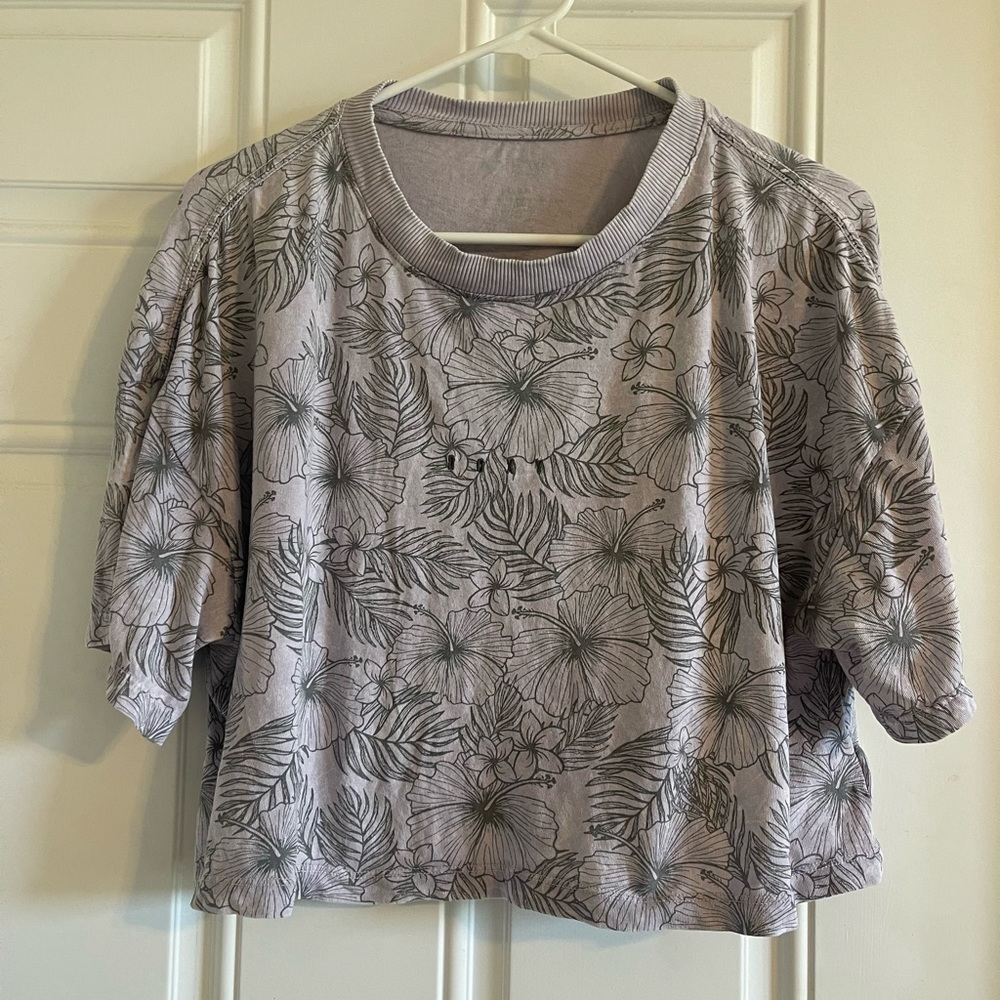 Roxy cropped short sleeve